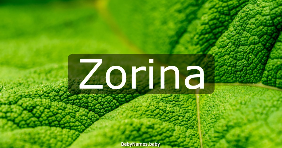 Zorina