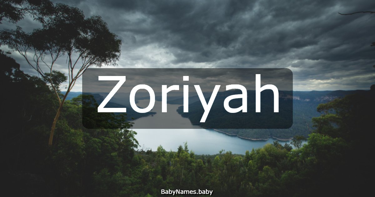 Zoriyah