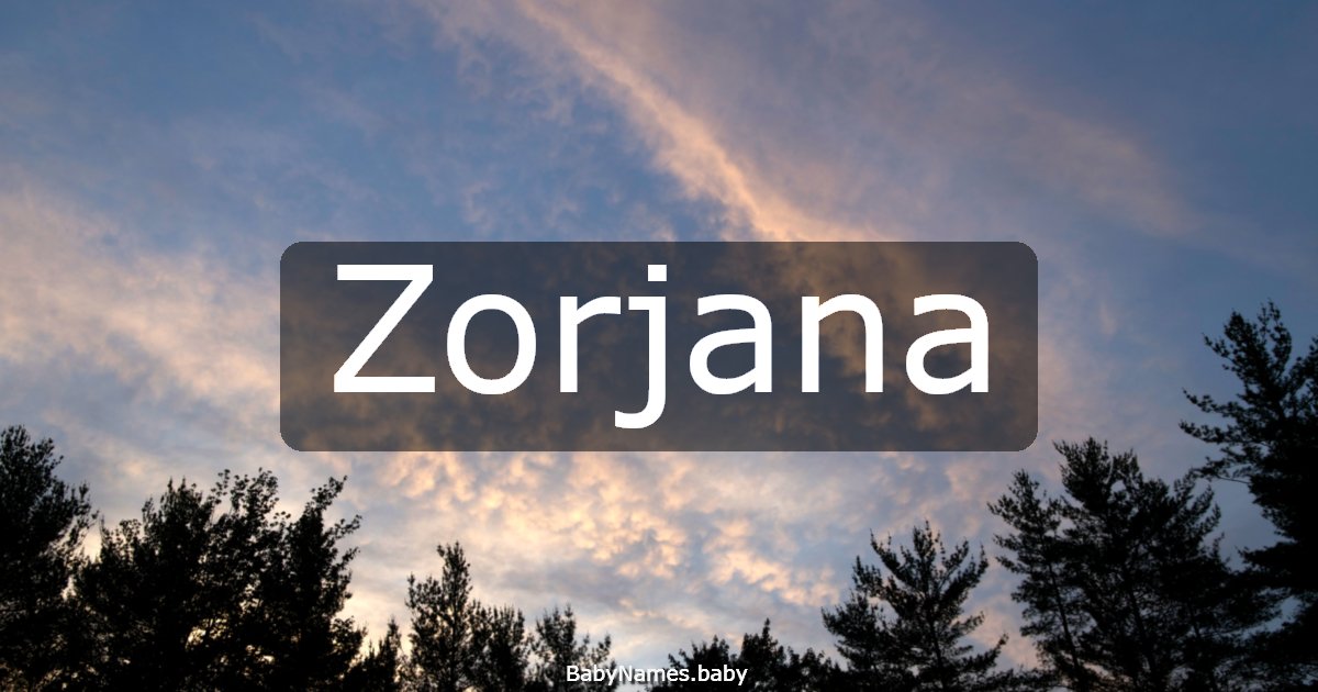 Zorjana