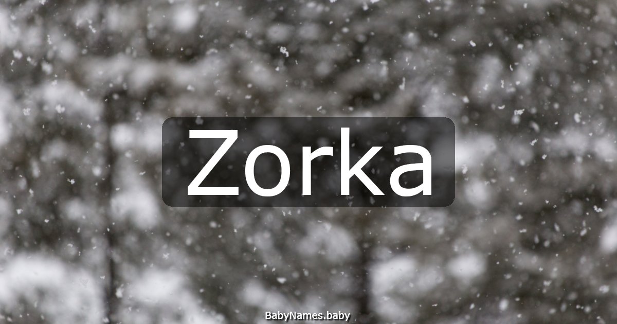 Zorka