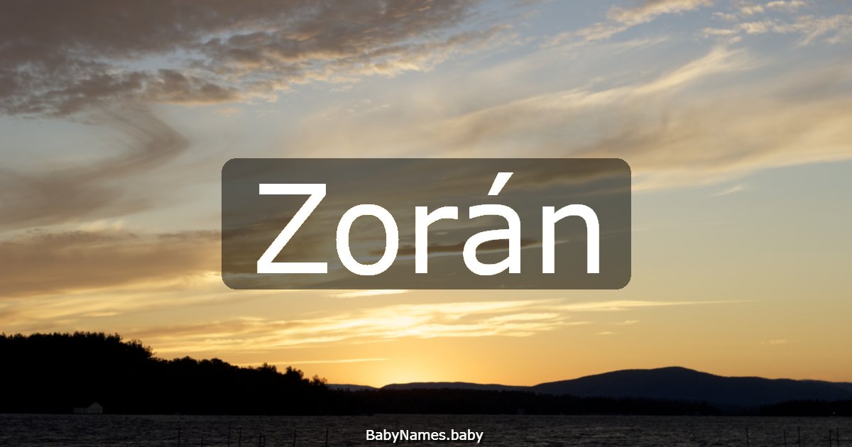 Zorán