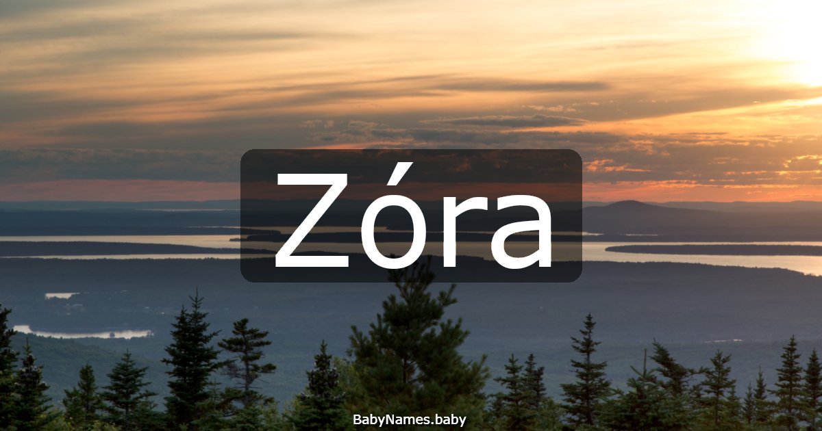 Zóra