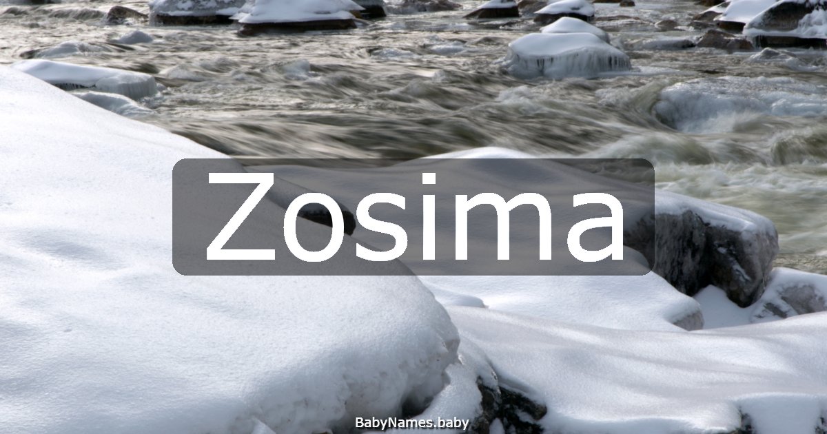 Zosima