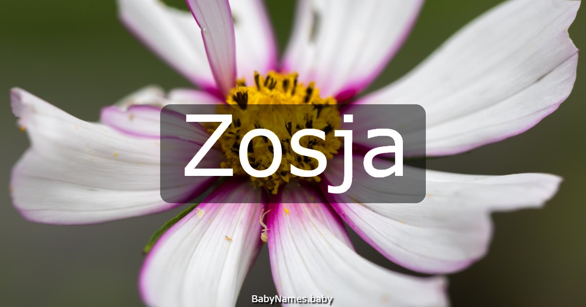 Zosja