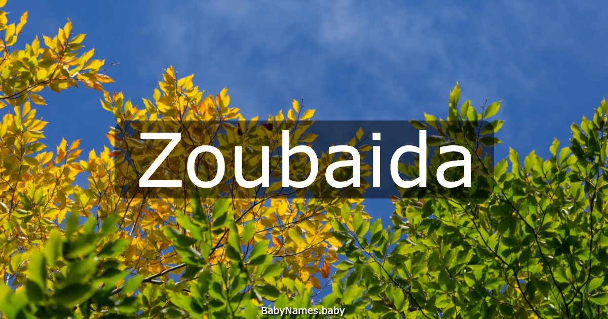 Zoubaida