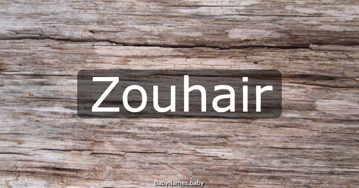 Zouhair