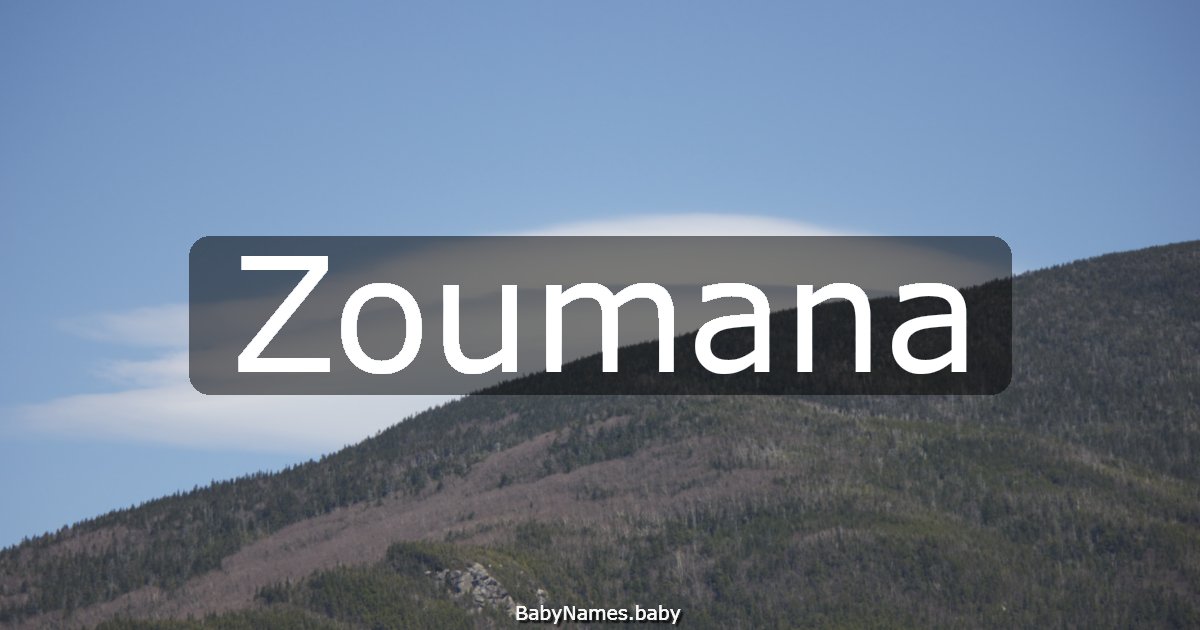 Zoumana
