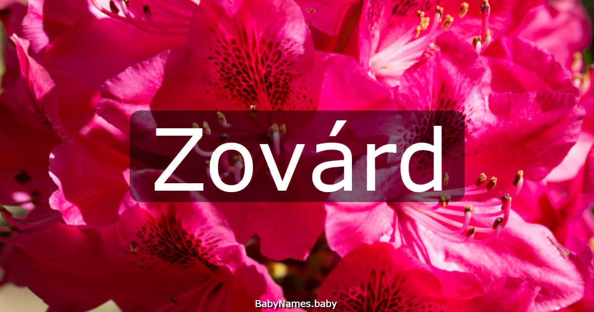 Zovárd