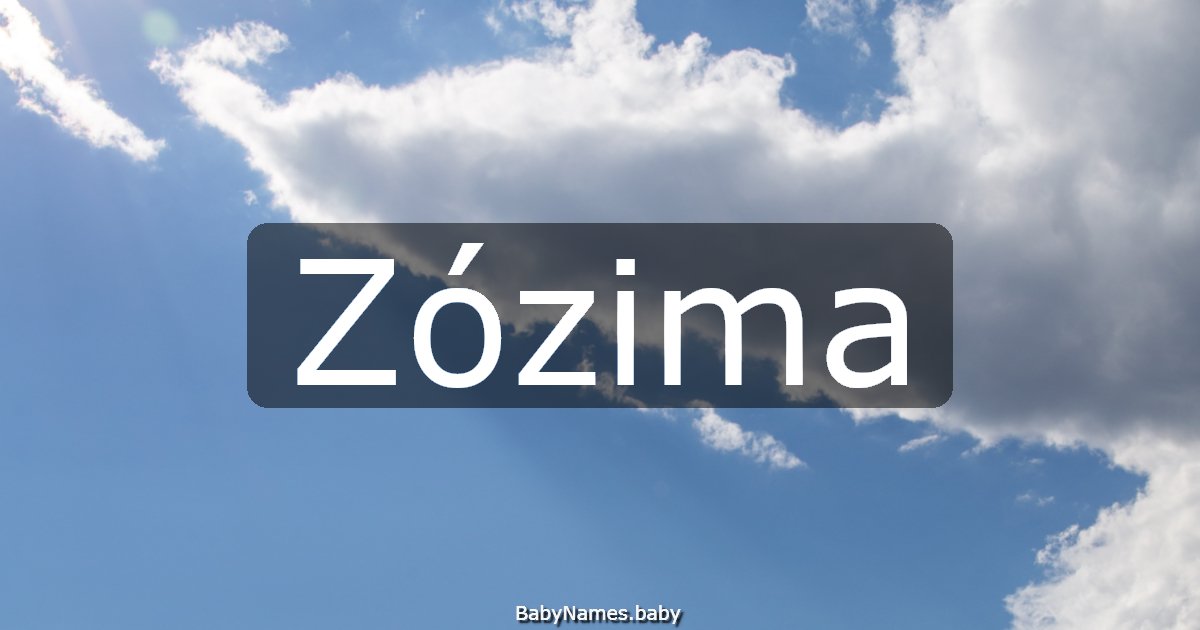 Zózima