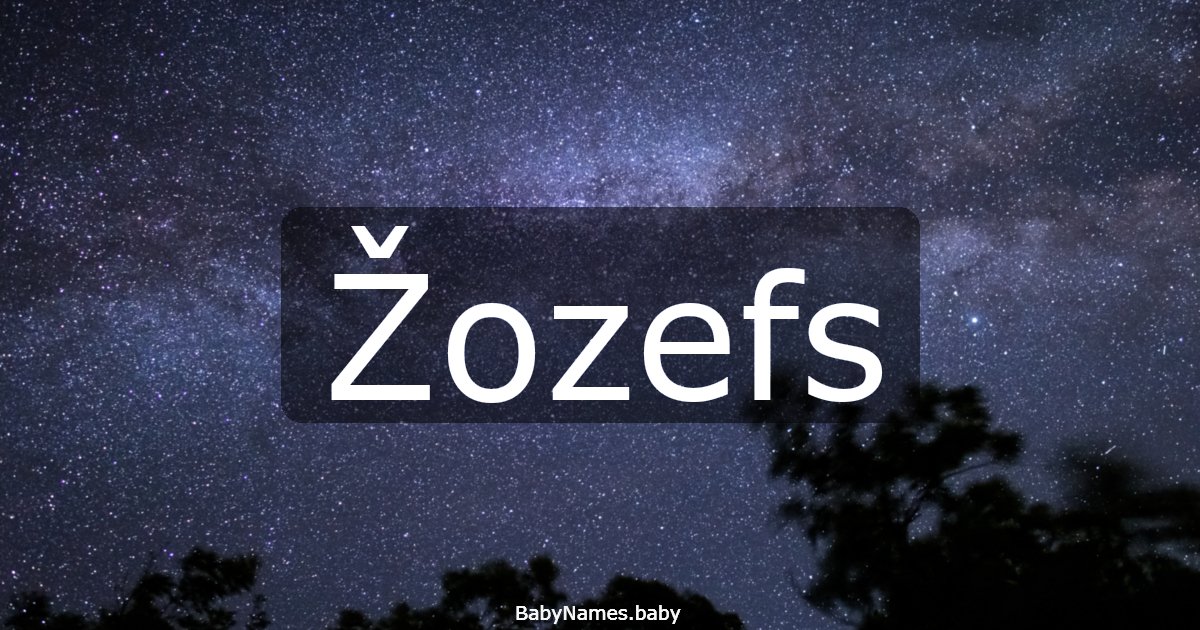 Žozefs
