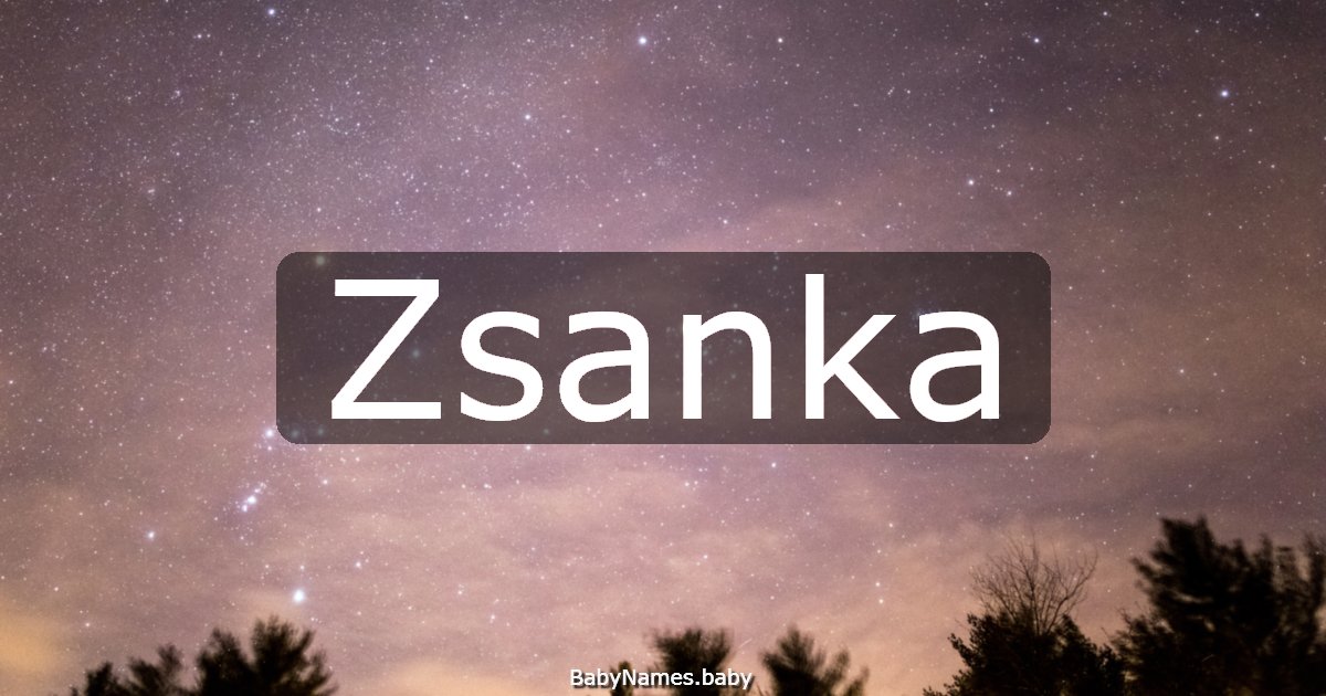 Zsanka