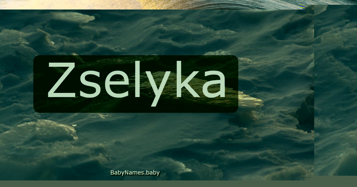 Zselyka