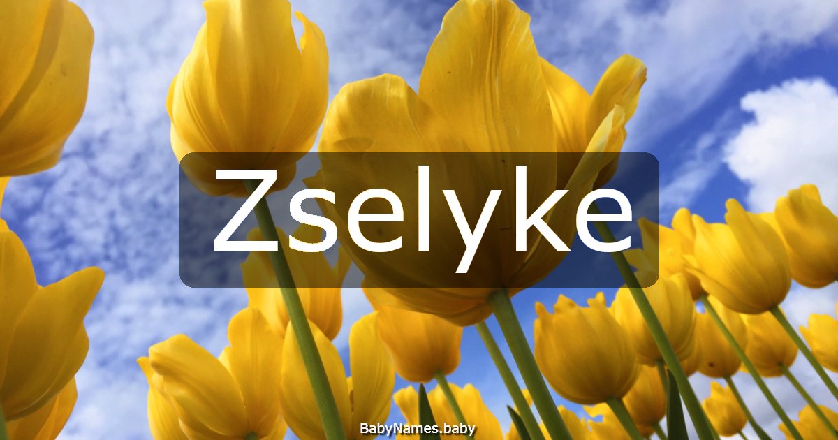 Zselyke