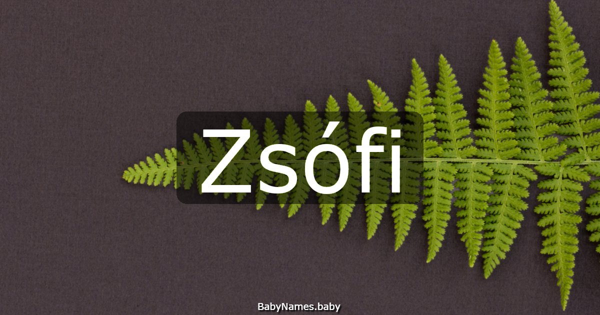 Zsófi
