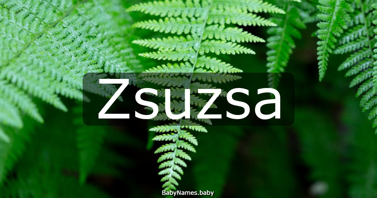 Zsuzsa