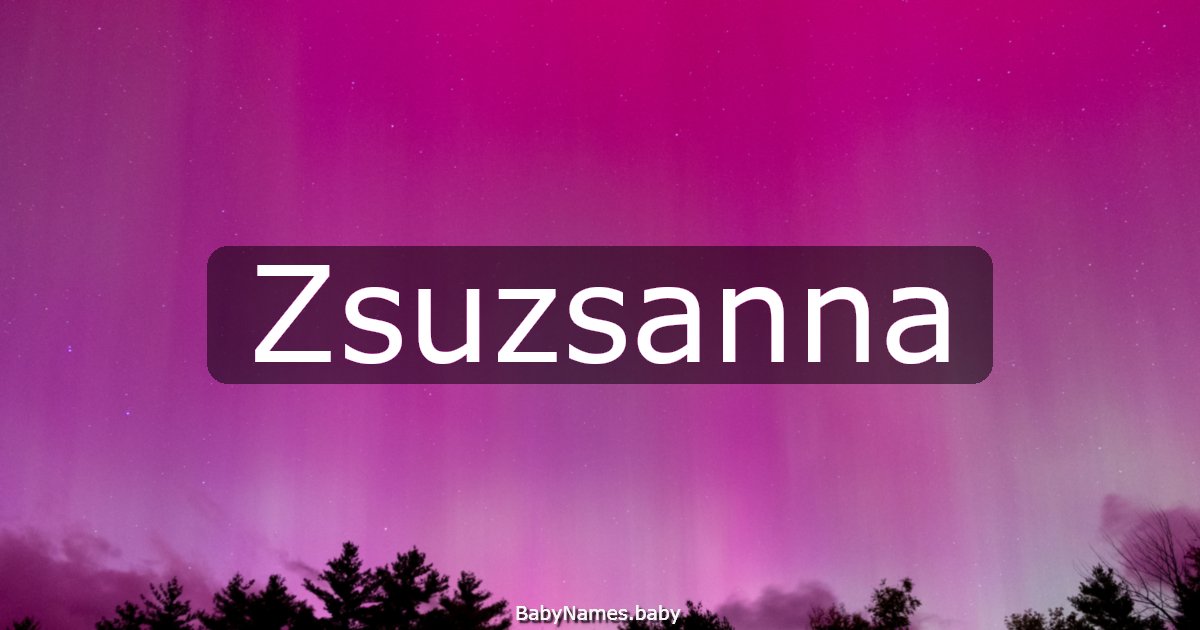 Zsuzsanna