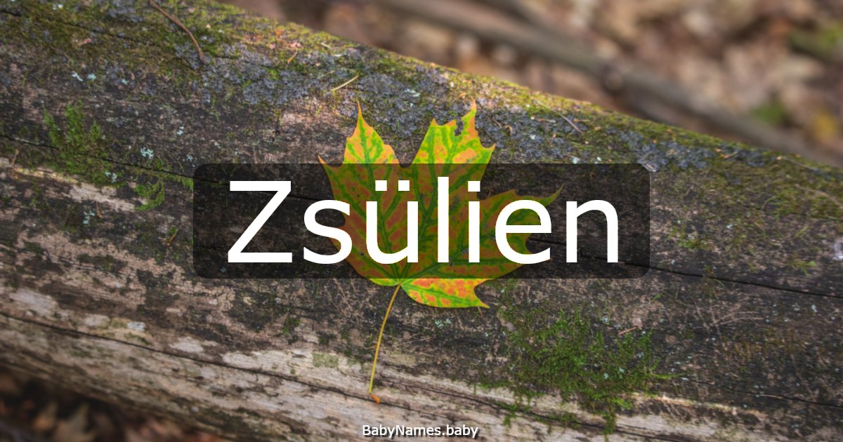 Zsülien