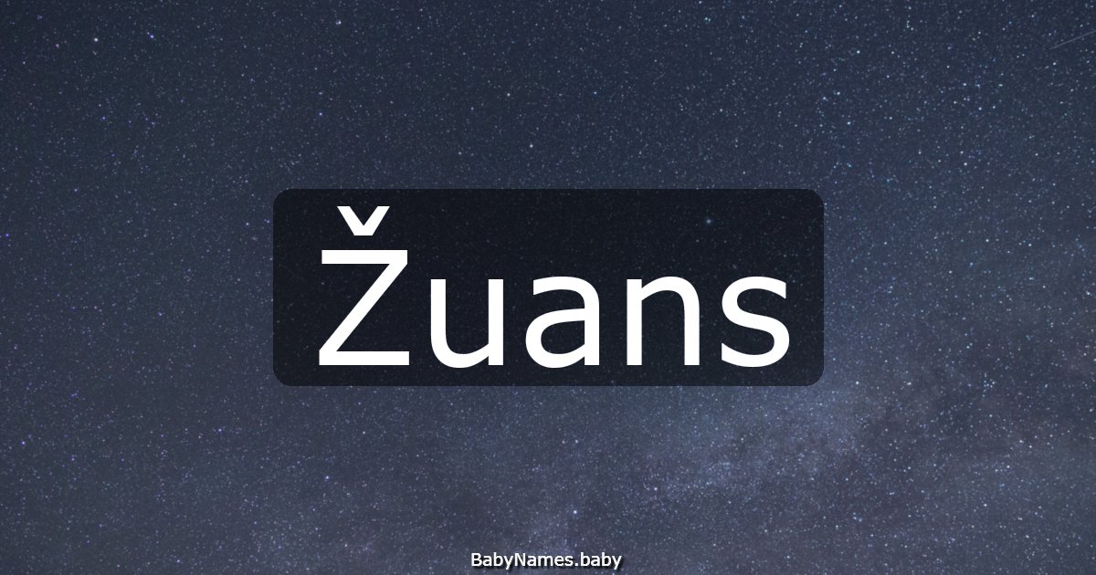 Žuans