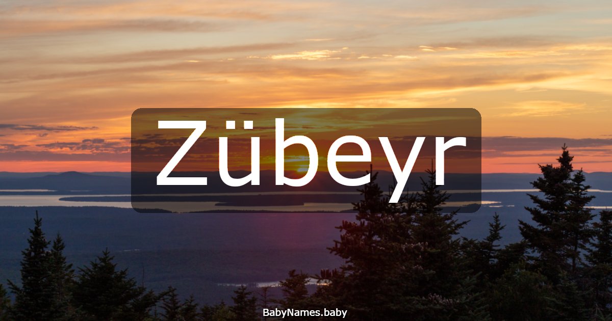 Zübeyr