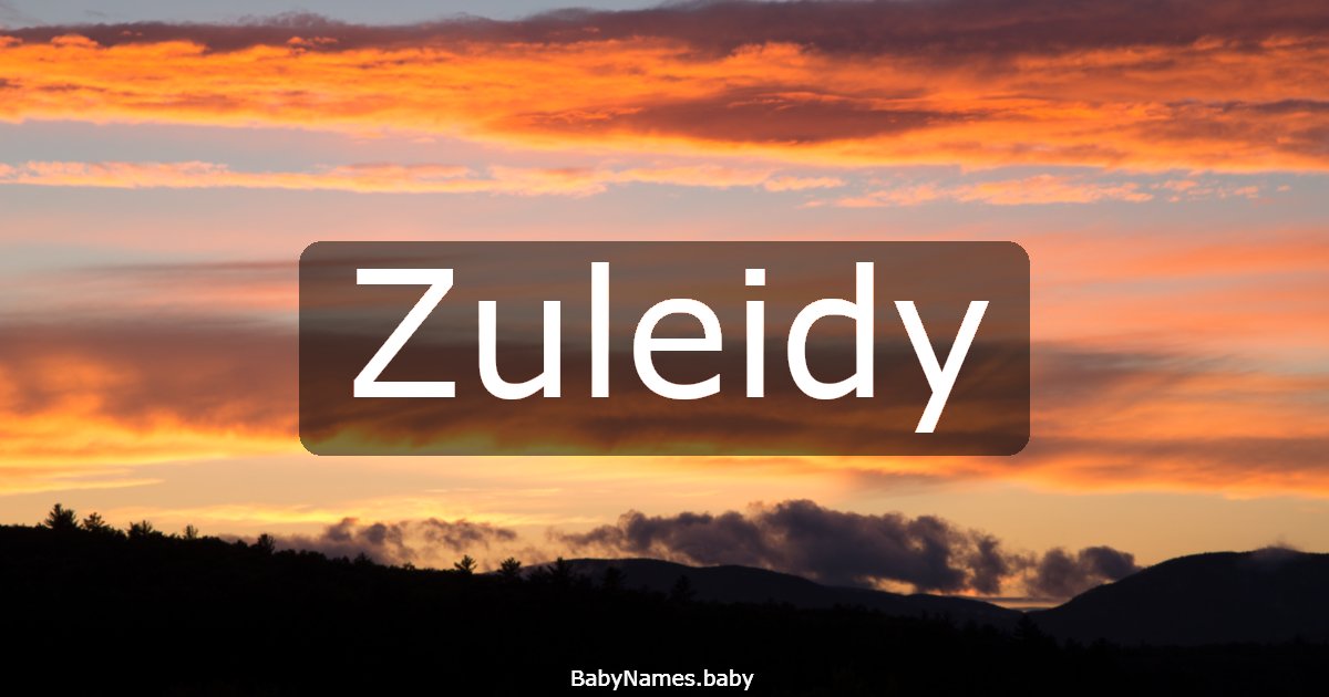 Zuleidy