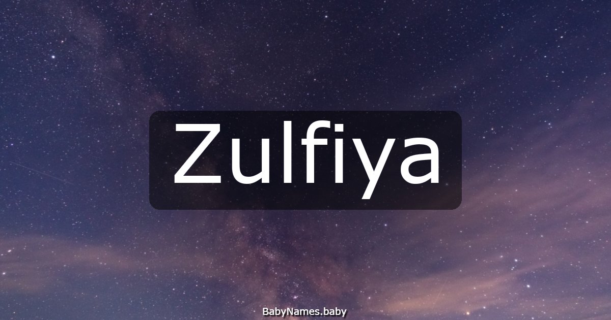Zulfiya