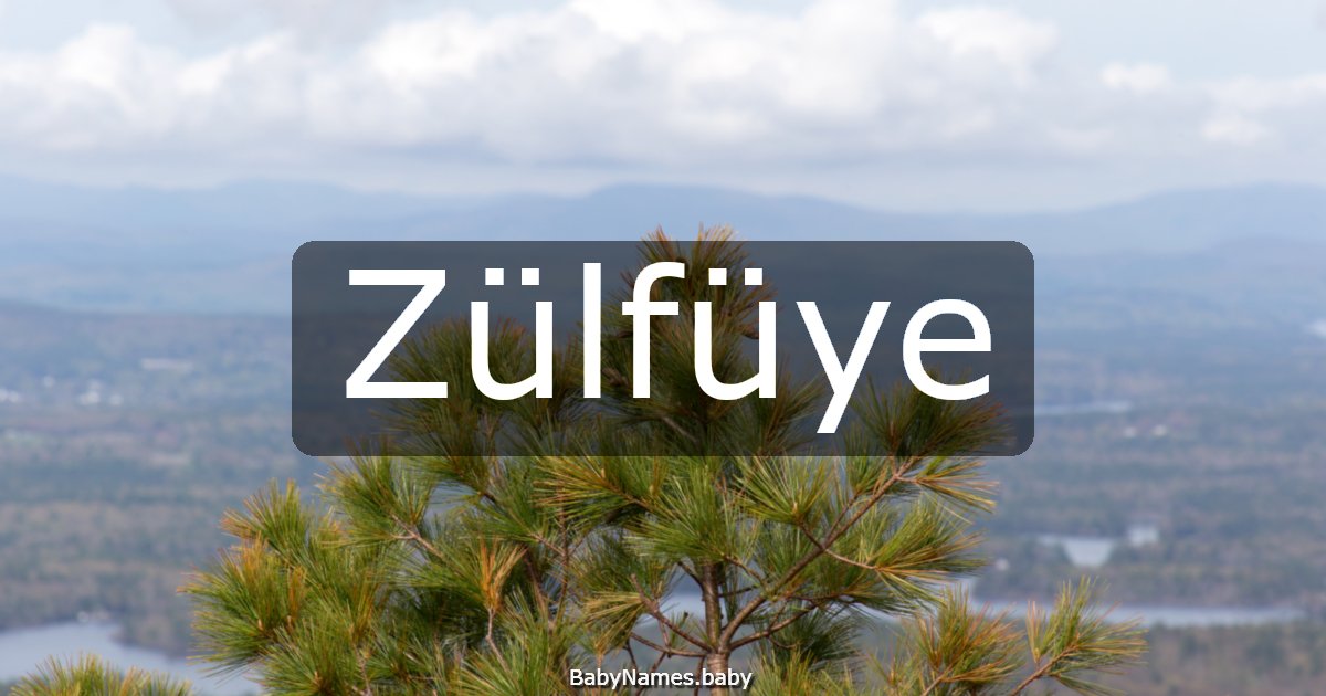 Zülfüye