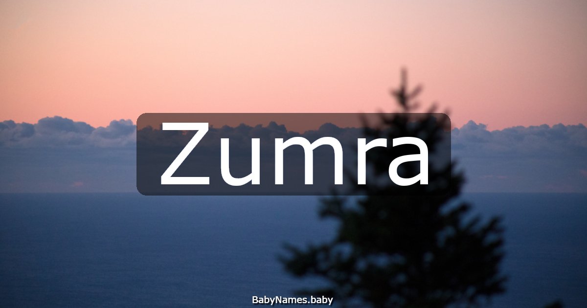Zumra