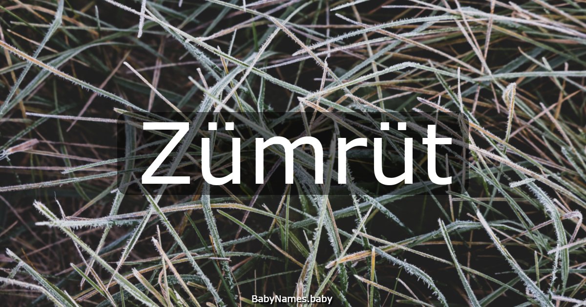 Zümrüt