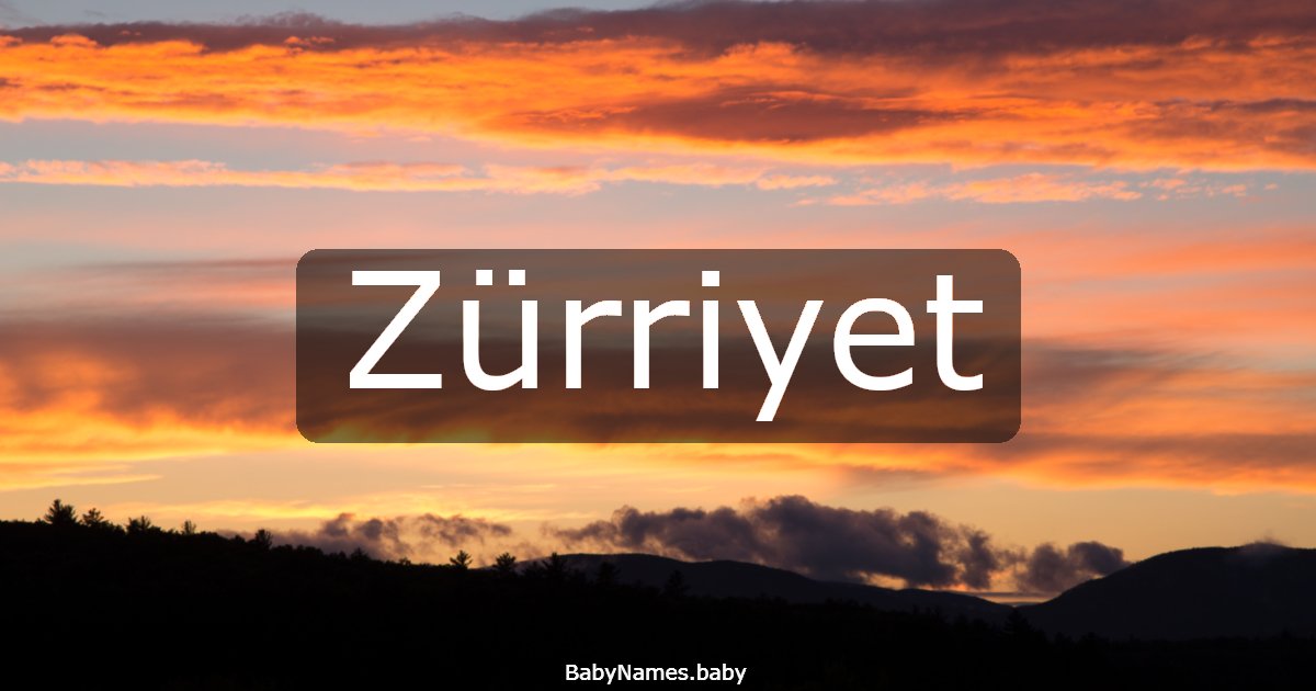 Zürriyet