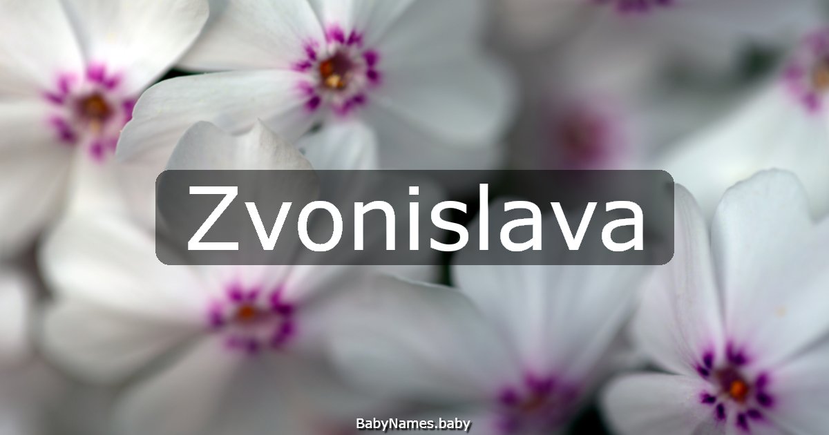 Zvonislava