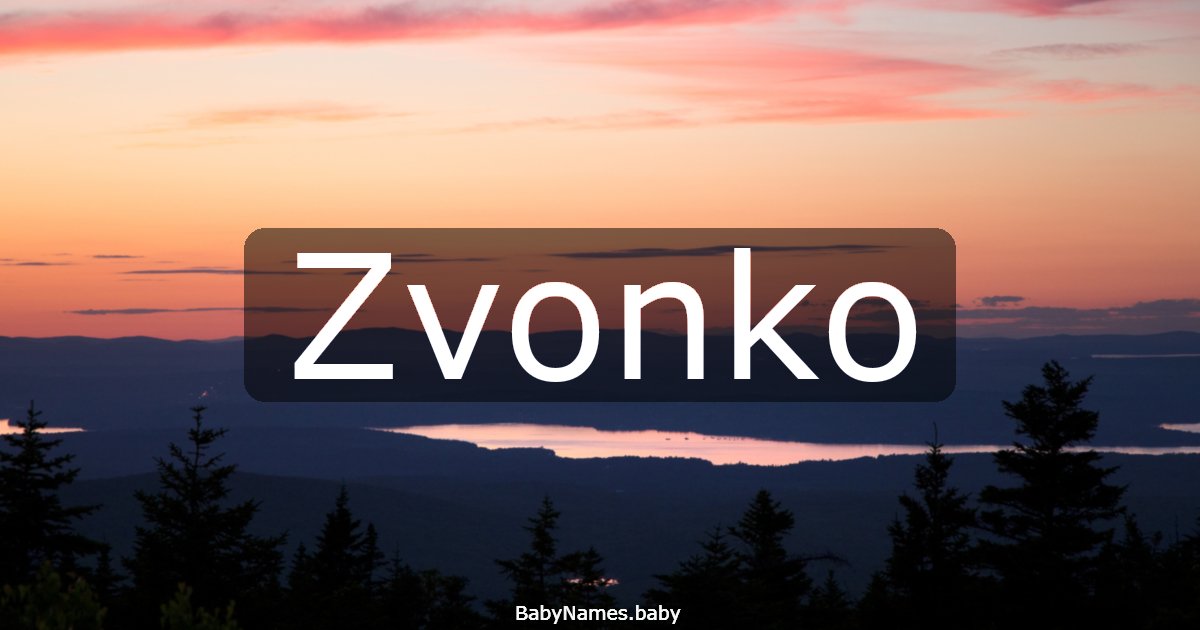 Zvonko