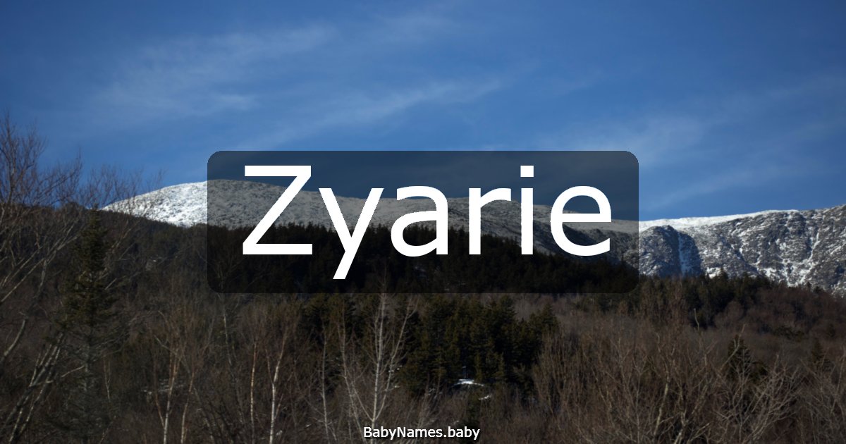 Zyarie