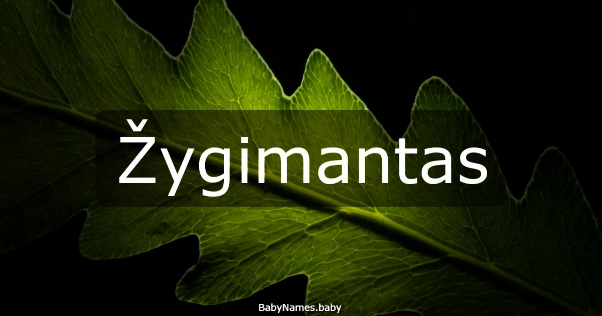 Žygimantas