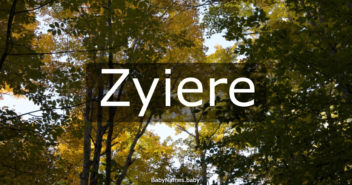 Zyiere
