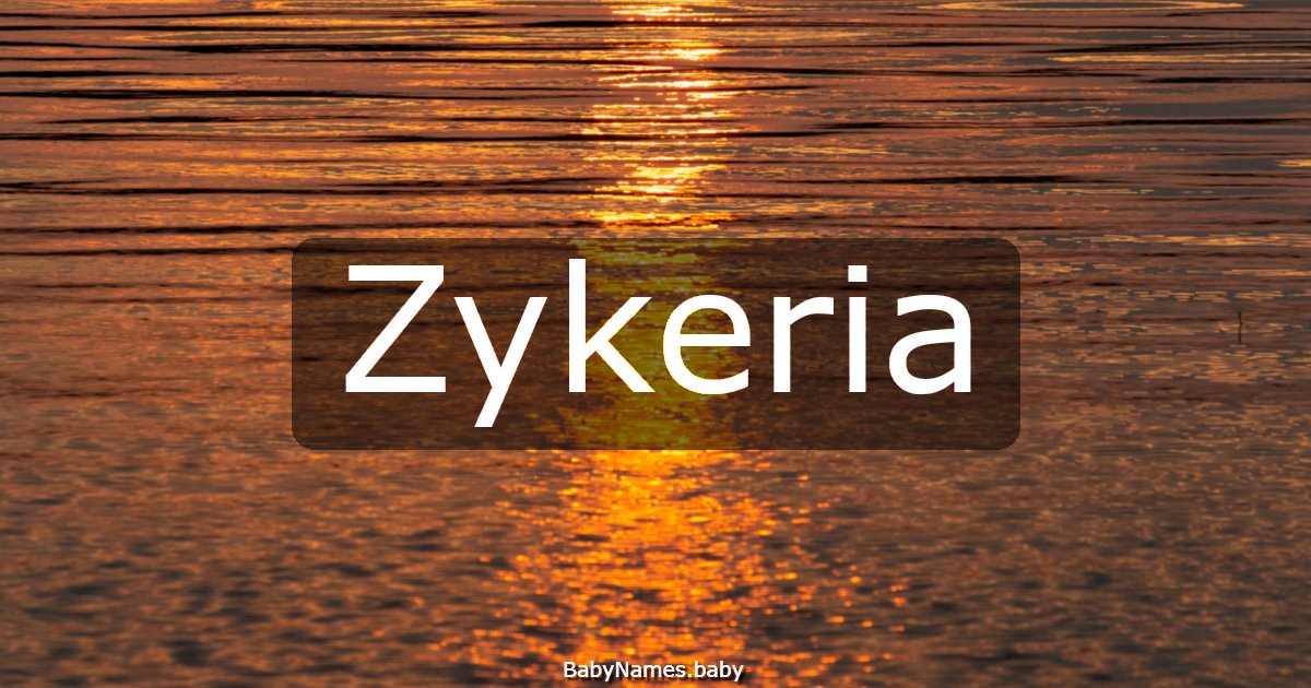 Zykeria