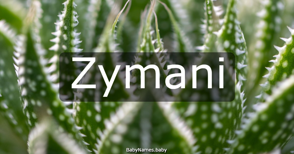Zymani