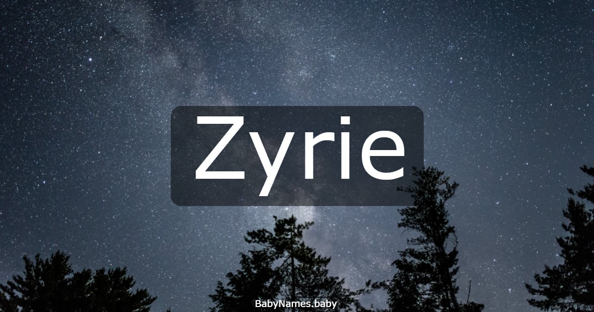 Zyrie