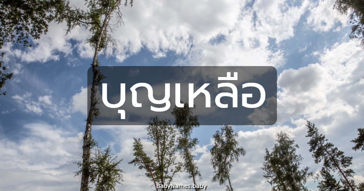 บุญเหลือ