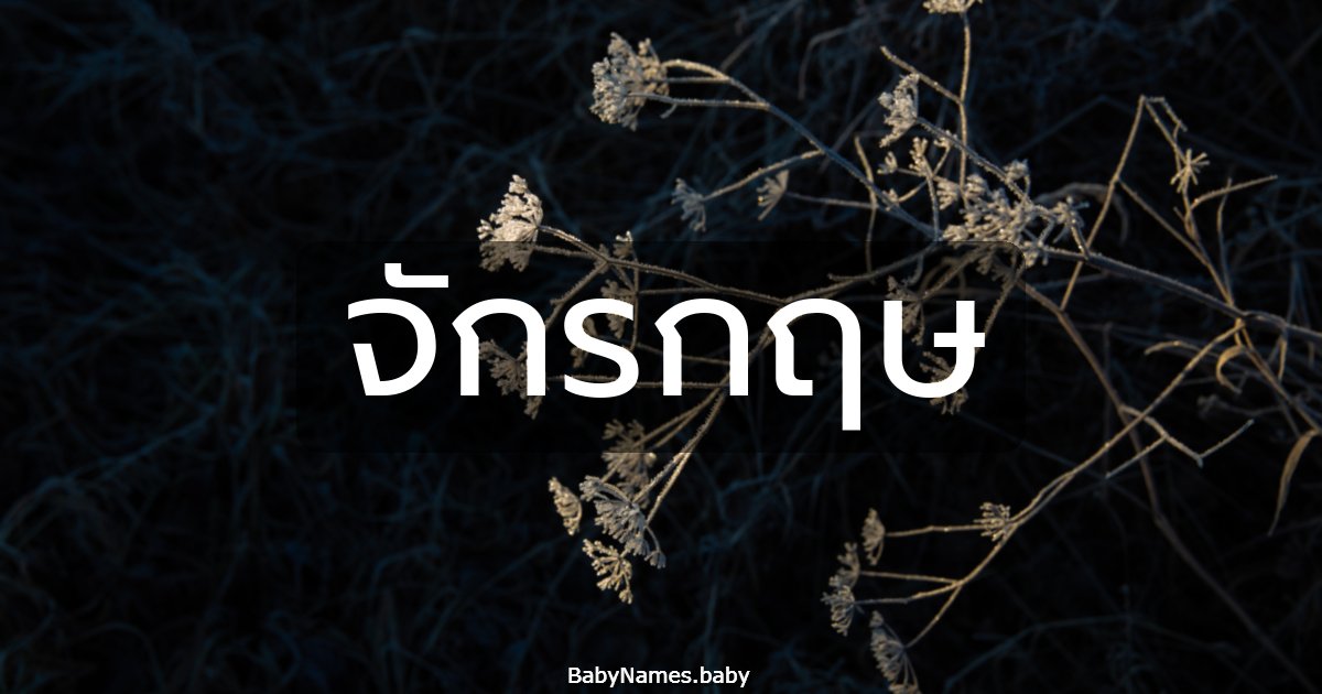 จักรกฤษ