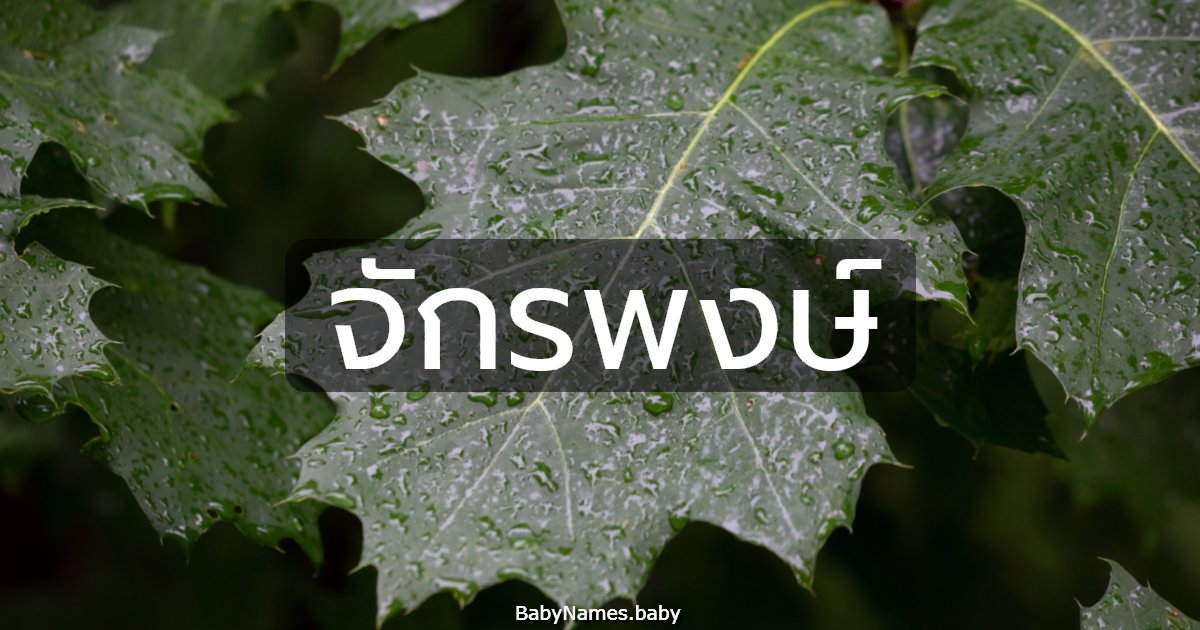 จักรพงษ์