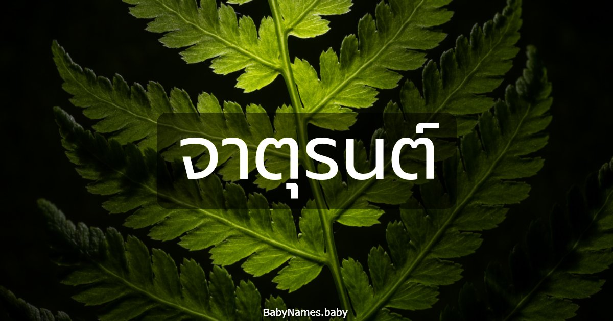 จาตุรนต์