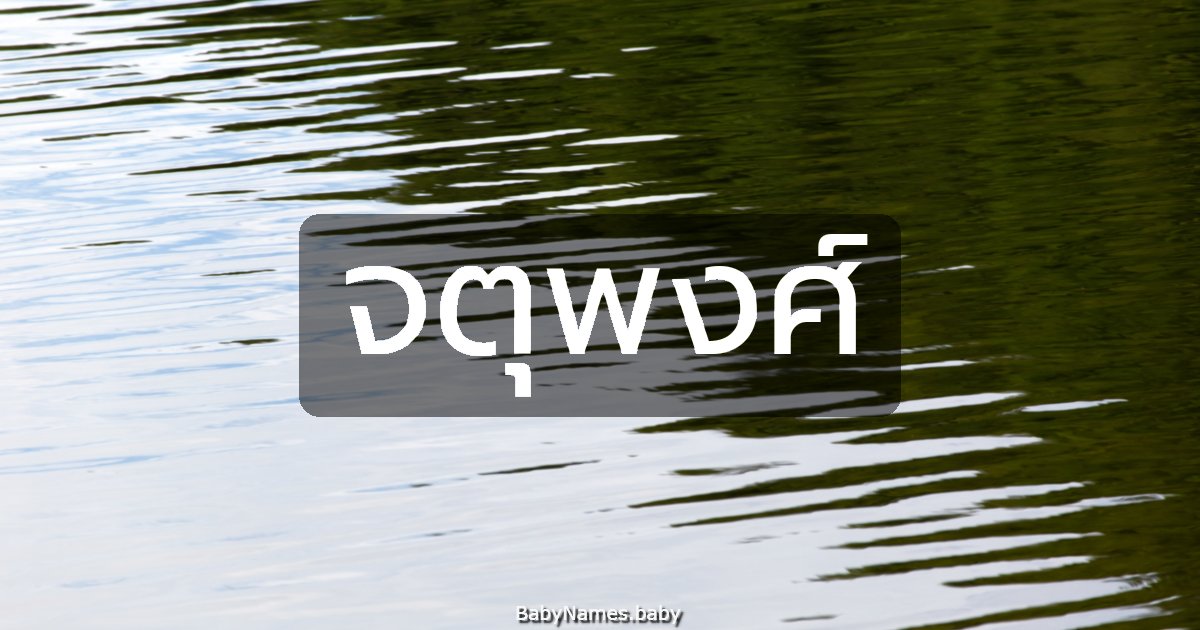 จตุพงศ์