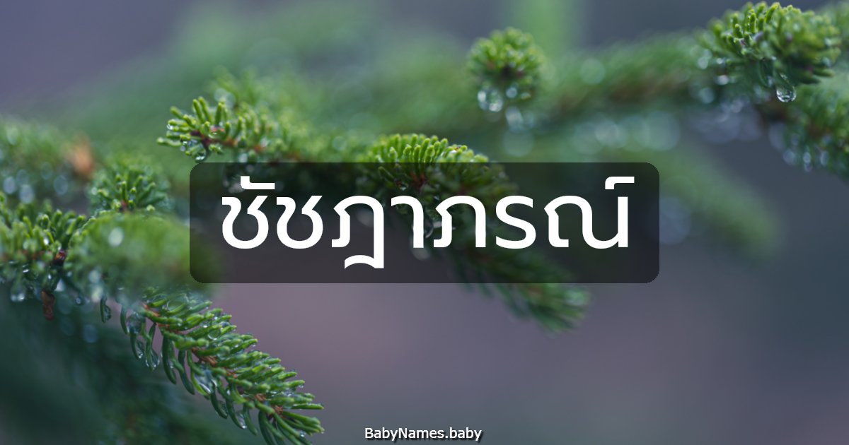 ชัชฎาภรณ์