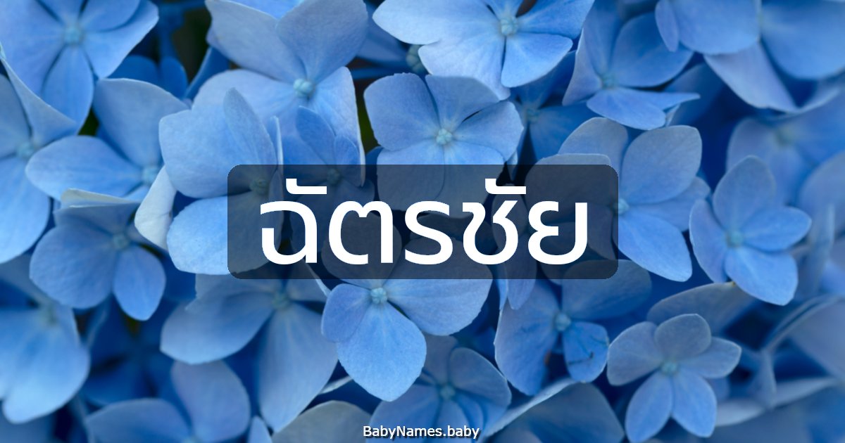 ฉัตรชัย