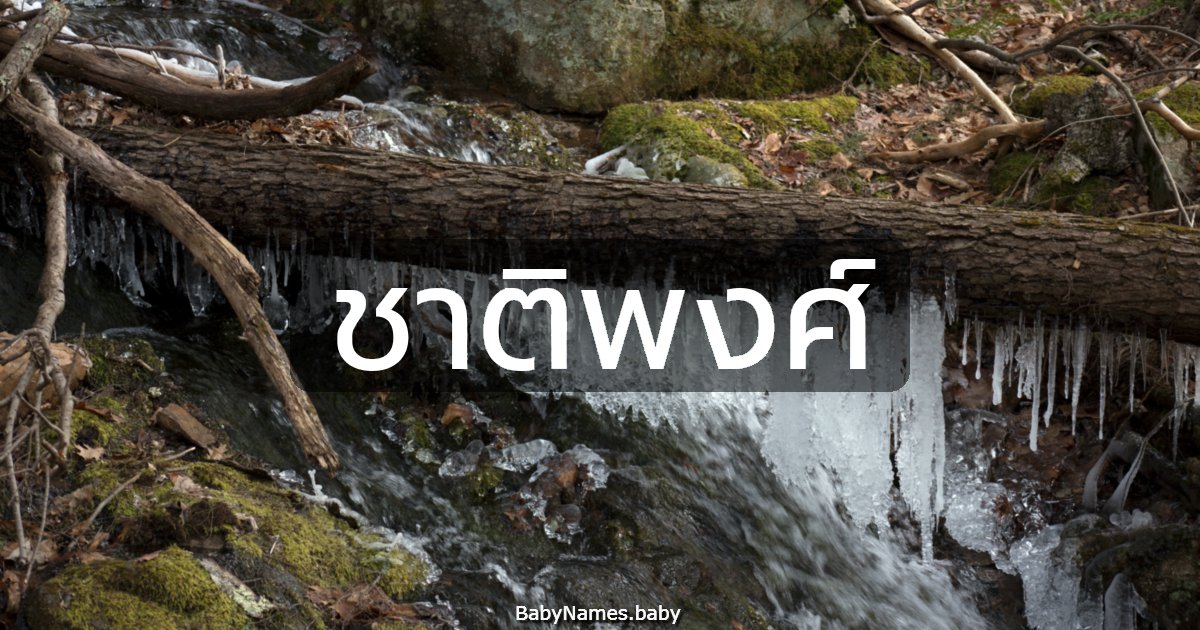 ชาติพงศ์