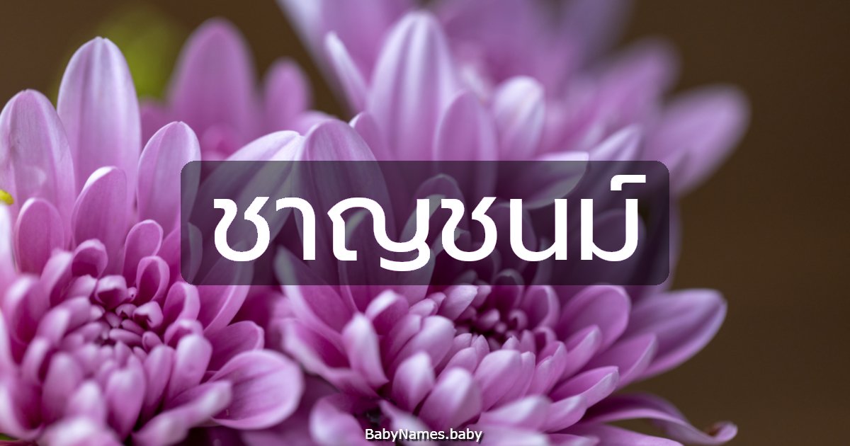 ชาญชนม์