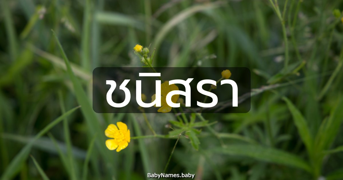 ชนิสรา