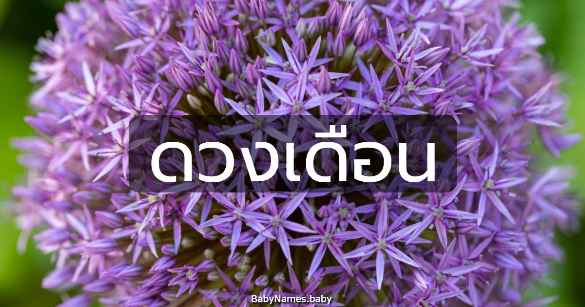 ดวงเดือน