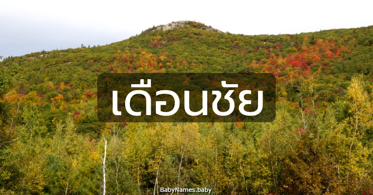 เดือนชัย