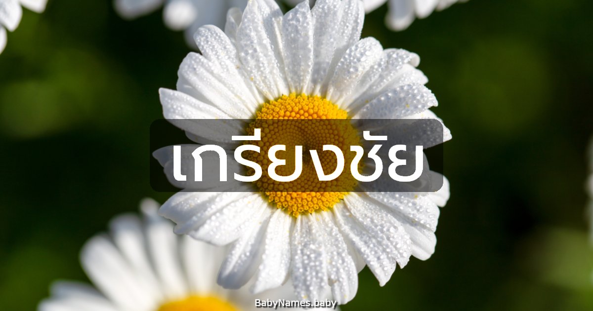 เกรียงชัย